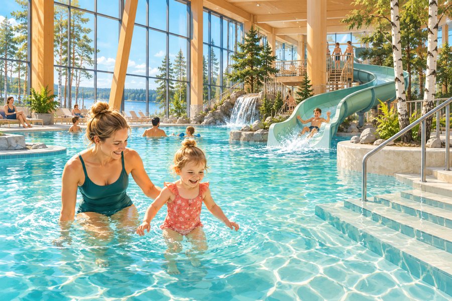 Wasserparks in Finnland – Familienbad